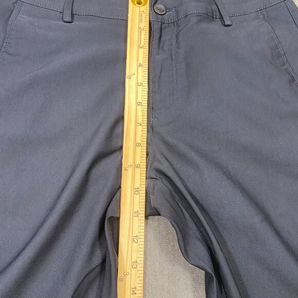 Perry Ellis Mens Slim Fit Navy Blue Dress Pants Size 30x30 Viscose & Polyester - Picture 12 of 14